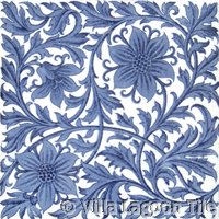 Victorial transferware tile