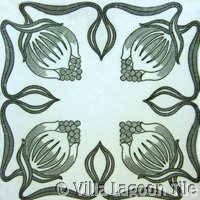 Victorial transferware tile
