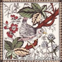 Victorial transferware tile