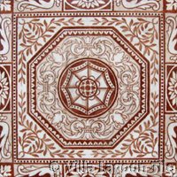 Victorial transferware tile