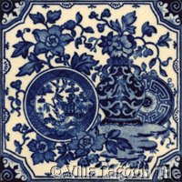 Victorial transferware tile