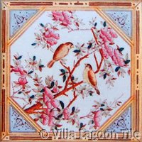 Historic Victorian transferware  tiles