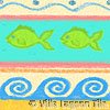 tropical beach tile