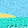 Tropical Island Ceramic Tile