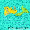Mermaid tile