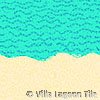 Sea and sand beach tile