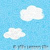 Sky and coulds tile