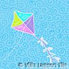Beach kite sky tile