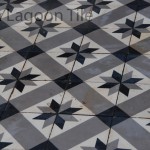 reclaimed encaustic cement tile in Greece