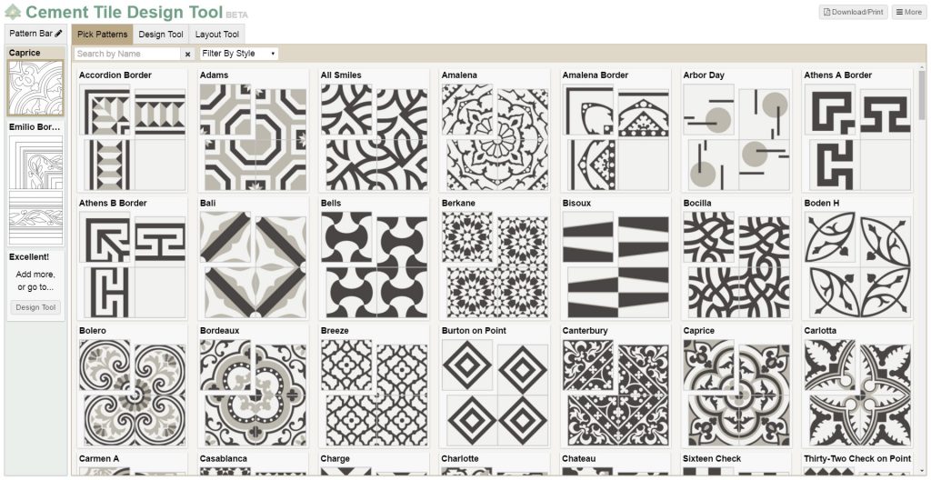 Design Just Got Real with Villa Lagoon Tile's New Design Tool! - Cement ...