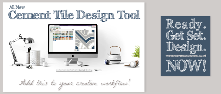 All new cement tile design tool. Add this to your creative workflow!