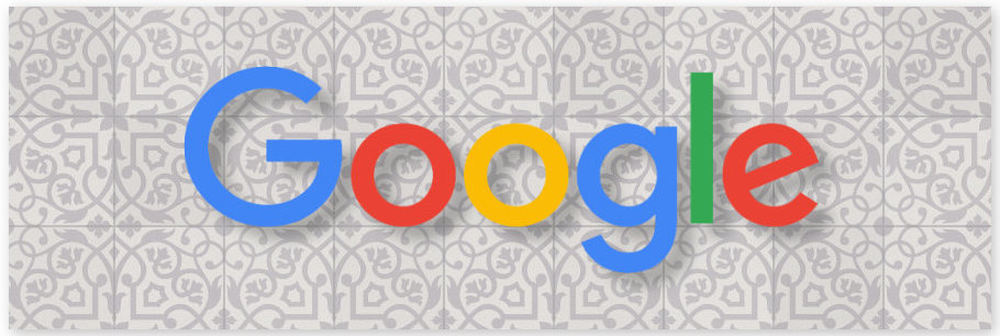 google logo with tile background
