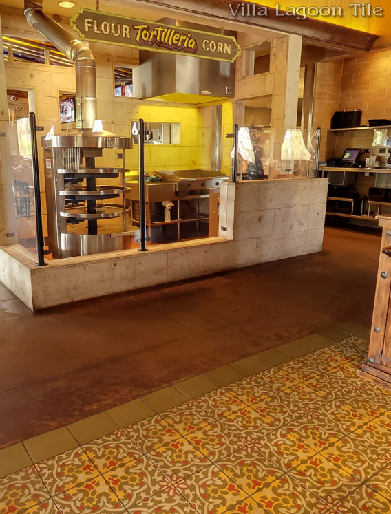 Custom "Havana Cantina" with a Matching Solid Border at Jimmy Changas in Katy, TX