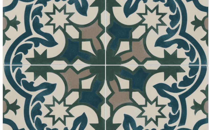 Havana Cantina Cement Tiles Evoke Cool, Eclectic Look and Feel of Cuban and Moroccan Design