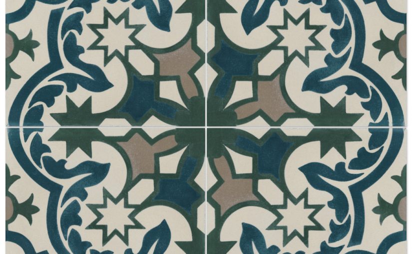 Havana Cantina Cement Tiles Evoke Cool, Eclectic Look and Feel of Cuban and Moroccan Design