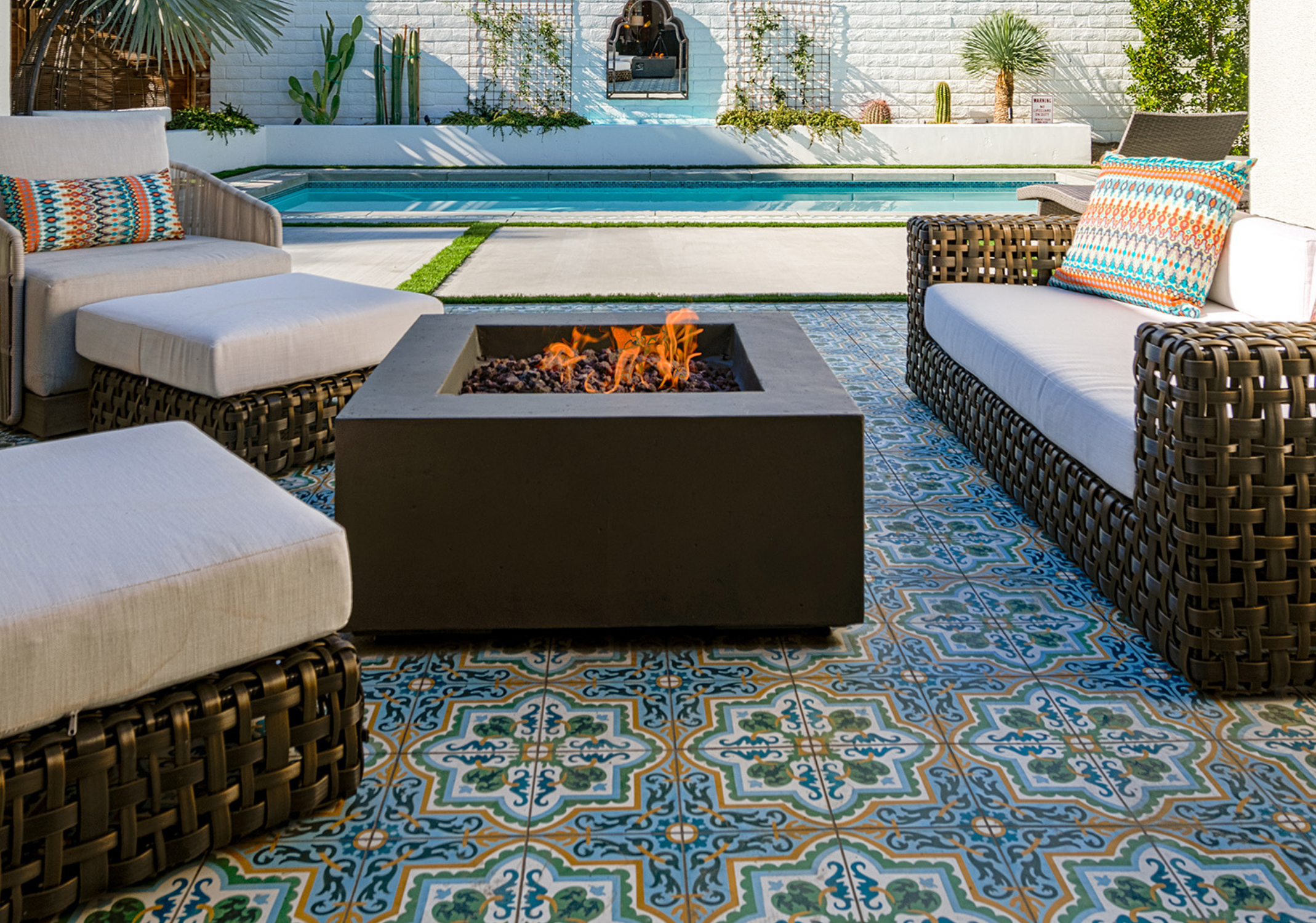 Elevate Outdoor Living With Cement Tile Designs