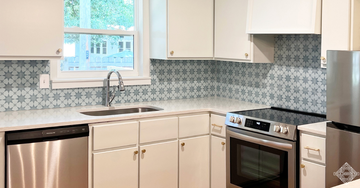 8 Patterned Cement Tile Ideas to Elevate Kitchens