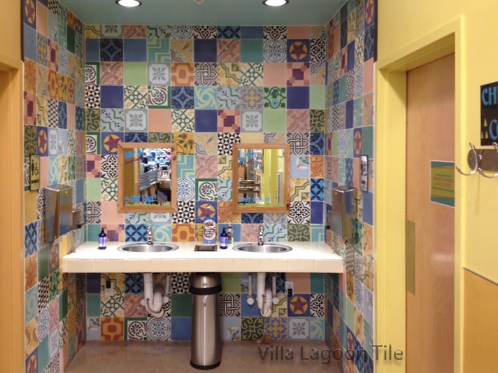 Cement Tile Patchwork Floors Villa Lagoon Whole Foods San Antonio Patchwork Tile The Bungalow At Santa Monica