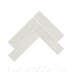 8"x2" Sandscape Tiles in Ivory, by Villa Lagoon Tile.