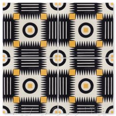 "African Check in Maple Sugar" Modern Geometric Cement Tile by Cressida Bell, from Villa Lagoon Tile.