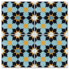 "Casablanca Primero" Moroccan Cement Tile, from Villa Lagoon Tile.