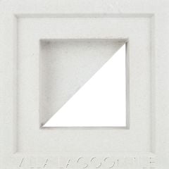 "Cyprus" Natural White Geometric Breeze Blocks, by Villa Lagoon Tile.