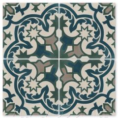 "Havana Cantina Laguna" Moroccan Cement Tile, from Villa Lagoon Tile.