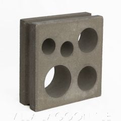 "Jamaica" Natural Gray Modern Breeze Blocks, by Villa Lagoon Tile.