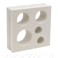 "Jamaica" Natural White Modern Breeze Blocks, by Villa Lagoon Tile.