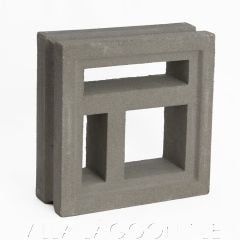"Kauai" Natural Gray Geometric Breeze Blocks, by Villa Lagoon Tile.