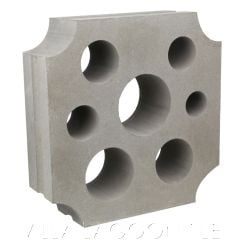 "Large Azores" Natural Gray Swiss Cheese Breeze Blocks, by Villa Lagoon Tile.