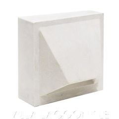 "Molokai" Natural White Geometric Breeze Blocks, by Villa Lagoon Tile.