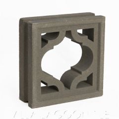 "Mykonos" Natural Gray Moroccan Lantern Breeze Blocks, by Villa Lagoon Tile.