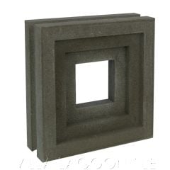 "Palawan" Natural Gray Terraced Breeze Blocks, by Villa Lagoon Tile.