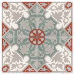 "Rumba Autentico" Cuban Floral Cement Tile, from Villa Lagoon Tile.