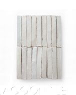 Slim Bejmat Zellige in Meringue, a Moroccan Mosaic Tile, from Villa Lagoon Tile.