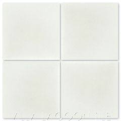 Four-Inch Solid Square Seashell White (SB-1006) Cement Tile (10cm), from Villa Lagoon Tile.