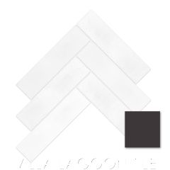 12"x4" Sandscape Tiles in Black, by Villa Lagoon Tile.