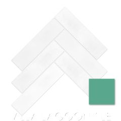 12"x4" Sandscape Tiles in Green, by Villa Lagoon Tile.