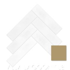 12"x4" Sandscape Tiles in Wheat, by Villa Lagoon Tile.