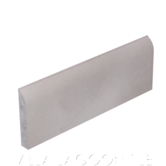 Bullnose Cement Tile in Featherstone (SB-2001), by Villa Lagoon Tile.