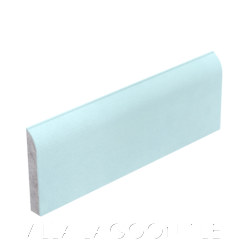 Bullnose Cement Tile in Stone Blue (SB-4001), by Villa Lagoon Tile.
