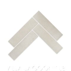 8"x2" Sandscape Tiles in Ecru, by Villa Lagoon Tile.