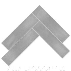 8"x2" Sandscape Tiles in Natural Gray, by Villa Lagoon Tile.