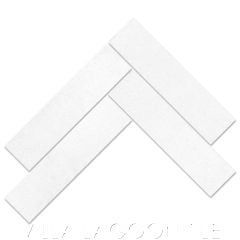 8"x2" Sandscape Tiles in Natural White, by Villa Lagoon Tile.