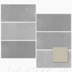 8"x4" Sandscape Tiles in Ecru, by Villa Lagoon Tile.