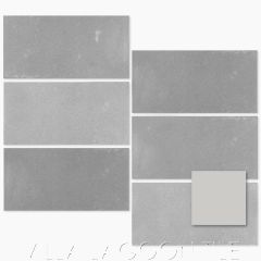 8"x4" Sandscape Tiles in Ivory, by Villa Lagoon Tile.