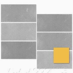 8"x4" Sandscape Tiles in Yellow, by Villa Lagoon Tile.