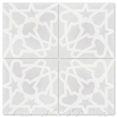 "Andalusia Fog" Moroccan Cement Tile, from Villa Lagoon Tile.