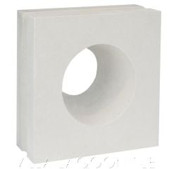 "Anegada" Natural White Porthole Breeze Blocks, by Villa Lagoon Tile.